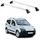 Aurilis Dachträger Gepäckträger für Citroen Nemo 2008-2013 3-5 türige Alu Silber