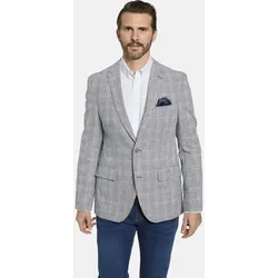 Sakko BABISTA "Sakko ZANZITE", Herren, Gr. 54, grau (grau kariert), casual, Sakkos, im Karo-Design