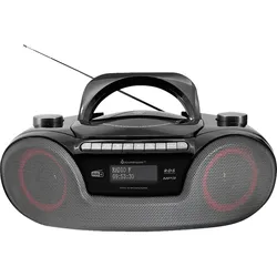 SOUNDMASTER SCD8300SW CD-Radio Boombox, Schwarz