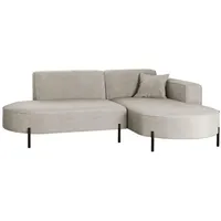 Kaiser möbel Ecksofa, Sofa L-Form Designer Modena Rein stoff