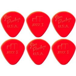 Dunlop Nylon Jazz I Picks 1,10 mm 6er Player's Pack