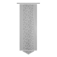 Home Fashion Schiebevorhang, Polyester, Weiß, 125x57 cm