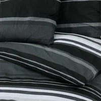 VidaXL Bettwäsche-Set Schwarz und Weiß 260x240 cm Baumwolle