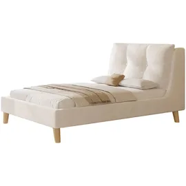 stilvora Kinderbett Beige, Holzwerkstoff, 90x200 cm, Kinder- - Jugendzimmer, Kindermöbel, Kinderbetten, Kindereinzelbetten