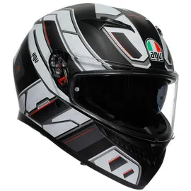 AGV K3 Rivia Integralhelm - Matt Schwarz/Weiß/Rot / XL