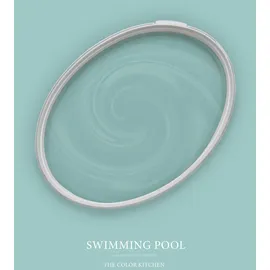 the color kitchen Wandfarbe Swimming Pool Grün matt 2,5 l