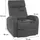 MCW Fernsehsessel MCW-A54 Premium, Relaxsessel Schaukelstuhl Wippfunktion, drehbar ~ Kunstleder schwarz