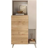 INOSIGN Highboard »Monaco Höhe 154 cm, Kommode mit 2 Türen«, Soft/Self Closing, weiß