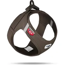 Curli Clasp Vest Hundegeschirr Braun S