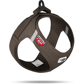 Curli Clasp Vest Hundegeschirr Braun S