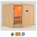 KARIBU Sauna »Marit«, (Set), beige