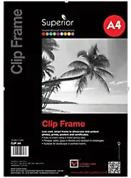 Seco DIN A4 Cliprahmen CLIPA4 21 (B) x 1 (T) x 29,7 (H) cm CLIPA4