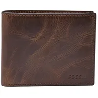 Fossil Bifold Derrick RFID Flip ID Geldbörse braun