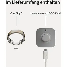 Oura Ring 5 Größe 9 Gold