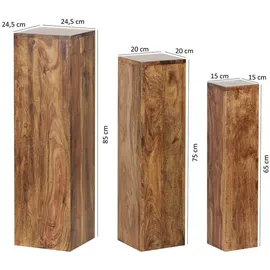 Wohnling Blumentischset, in Sheeshamfarbe WL1.566