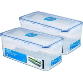 Lock & Lock Frischhaltedose rechteckig transparent 3,4 l