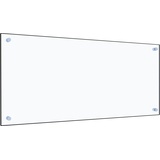 vidaXL Küchenrückwand Transparent 90×40 cm Hartglas