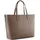 lazarotti Bologna Shopper Leder Taupe
