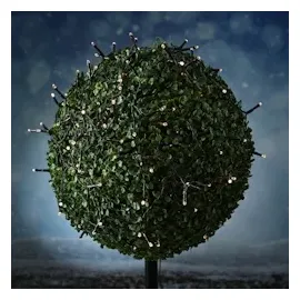 MARELIDA LED Solar Lichterkette warmweiß 16m 8 Modi USB Garten Outdoor Außen