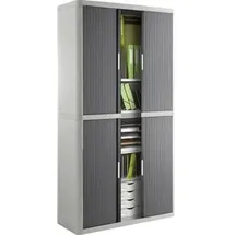 Paperflow easyOffice Rollladenschrank 110 x 41,5 x 204 cm grau