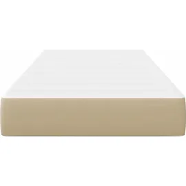 vidaXL Taschenfederkernmatratze Hellgrün 100 x 200 cm mittelhart