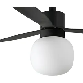 faro BARCELONA Amelia Ball LED Deckenventilator schwarz
