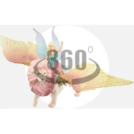 Schleich Bayala Elfe auf geflügeltem Löwe 70714