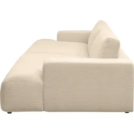 Musterring Lucia Big Sofa Cord 2-Sitzer Beige