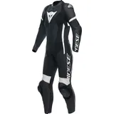 Dainese Grobnik S26 1-Teiler perforierte Damen Motorrad Lederkombi, schwarz-weiss, Größe 42