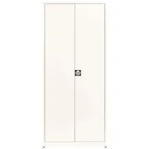 Mauser Aktenschrank entero BF4-22 STG, aus Metall, 6OH, abschließbar, 95 x 220 x 42cm, weiß