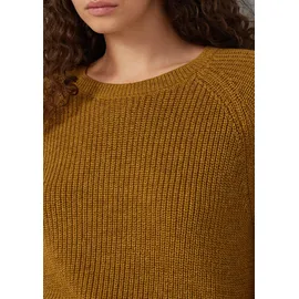 QS Melierter Strickpullover - braun - 54