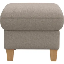 Home Affaire Polsterhocker Glendale mit Stauraum 58 x 48 x 58 cm Braun