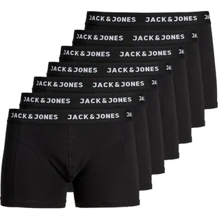 JACK & JONES Trunks black/black M 7er Pack