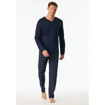 SCHIESSER Pyjama Fine Interlock Blau 102