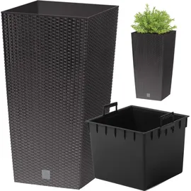 Prosperplast Rato Square 40 x 40 x 75 cm braun