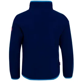 TROLLKIDS Nordland Fleece Mit Halbem Reißverschluss - Navy / Light Blue - 140 cm