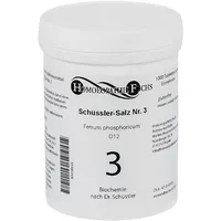 HOMOEOPATHIEFUCHS Schüssler-Salz Nr. 3 Ferrum phosphoricum D12 1000 St Tabletten