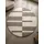 KADIMA DESIGN Teppich Hochflor WERFEN in Beige, Kariert, – 120 cm