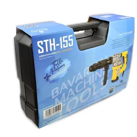 BAMATO Stemmhammer / Abbruchhammer STH-155 mit 7-tlg. Zubehörset