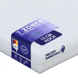 Mister Sandman Matratze 120x200, Kaltschaummatratze mit 7 Zonen, 2in1 Härtegrad H2 H3, Ergonomische Matratze, atmungsaktiv, Kompatibel mit Allen Lattenrosten, Versand als Rollmatratze, Höhe ca. 15cm