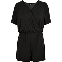 URBAN CLASSICS Damen TB4370-Ladies Short Modal Jumpsuit T-Shirt, Black, S