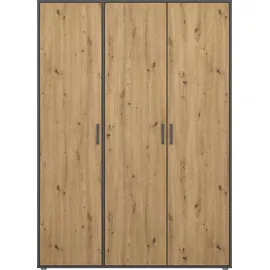 Rauch Wäscheschrank VOYAGER 140 x 194 x 53 cm Grau