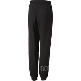 Puma Power Colorblock High-Waist Jogginghose Schwarz 140