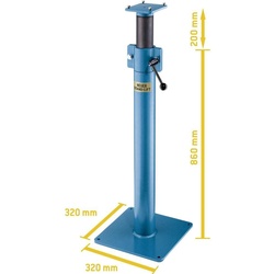 Heuer, Schraubstock + Zwinge, Stand-Lift zum Parallelschraubstock Grösse 160