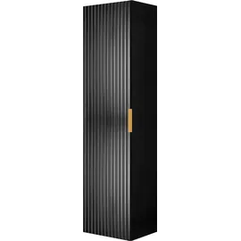Rodan Hochschrank 35 x 136 x 27 cm Schwarz Holz