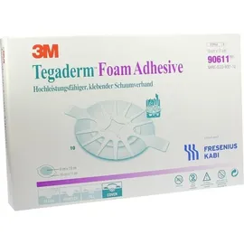 Fresenius Kabi Deutschland GmbH Tegaderm Foam Adhesive FK 10x11cm oval 90611 10 St