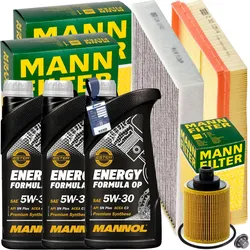 Mann Inspektionspaket+3x1l Mannol 5w30 Motoröl Passend Für Opel Meriva A 1.3cdti: Luftfilter 1a First Automotive: A60757 1a First Automotive: A70757 A