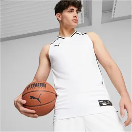 Puma Hoops Team Game ärmelloses T-Shirt White S