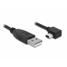 DeLock USB 2.0 USB-A Stecker, USB-Mini-B Stecker 0.50 m Schwarz