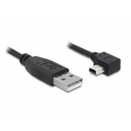 DeLock USB 2.0 USB-A Stecker, USB-Mini-B Stecker 0.50 m Schwarz